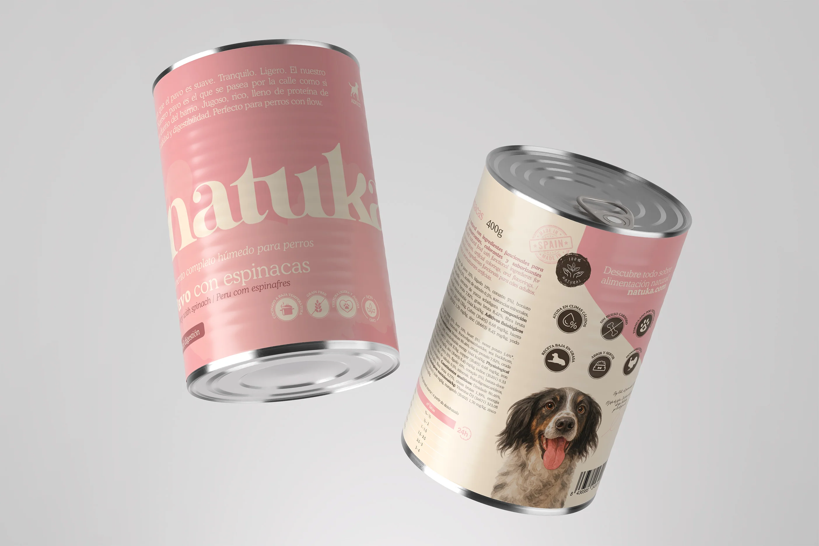 Lata de Pavo para perros 400gr- Alimento completo húmedo - Image 3