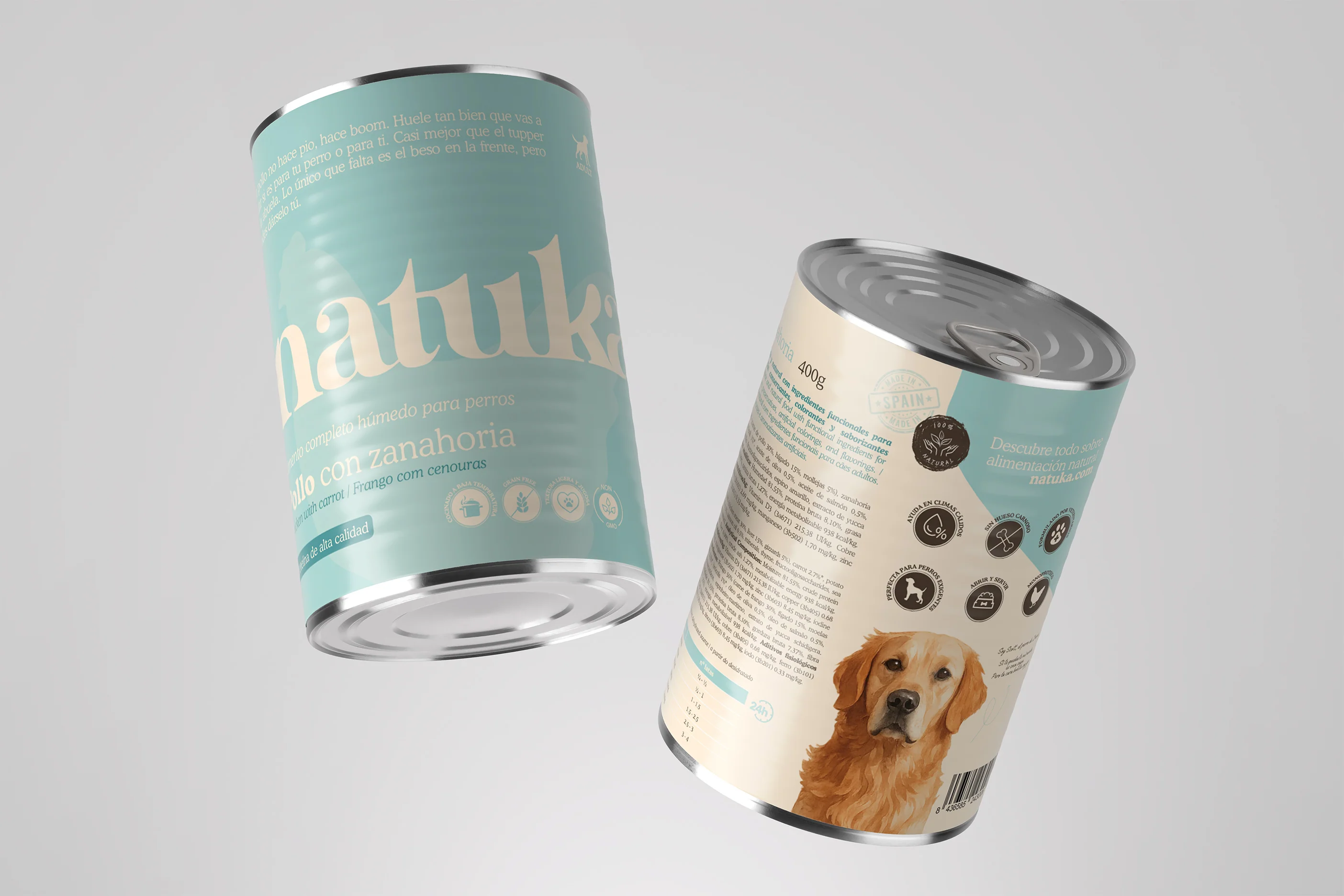 Lata de Pollo para perros 400gr- Alimento completo húmedo - Image 3
