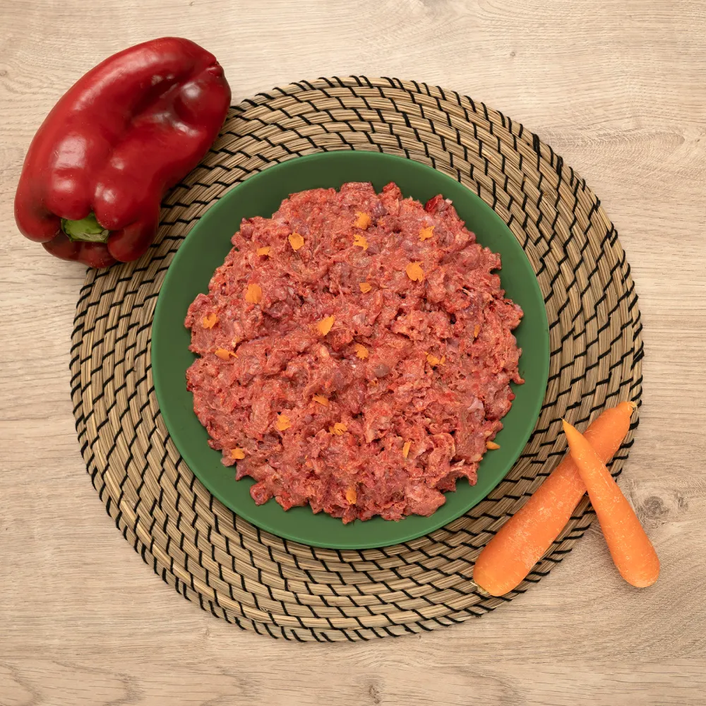 Menú BARF de pollo y vaca 20kg